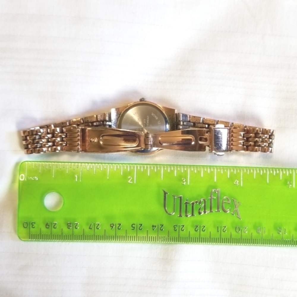Valetta Rose Gold Rhinestone Watch - Picture 5 of 8